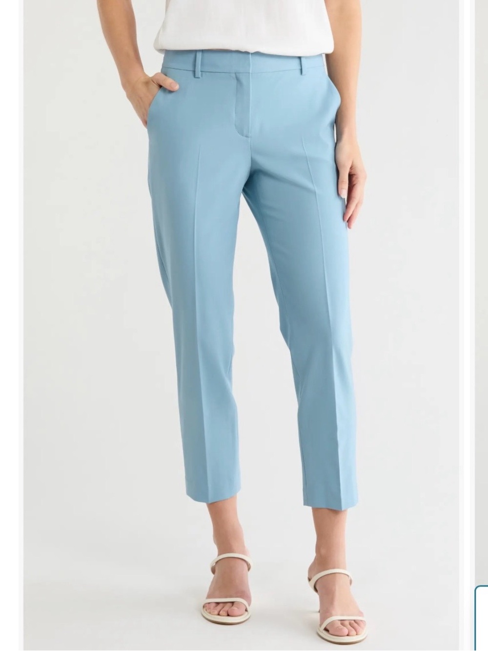 Theory Treeca 2 crop wool pants trousers womens 6 business career